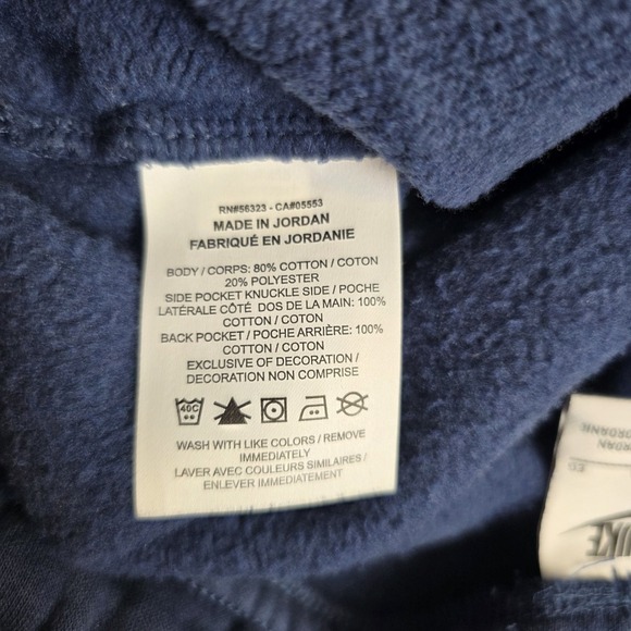Nike Sportswear Club Fleece Mens Pants Size XL Navy Blue BV2707-410 Cotton Poly - Picture 5 of 10